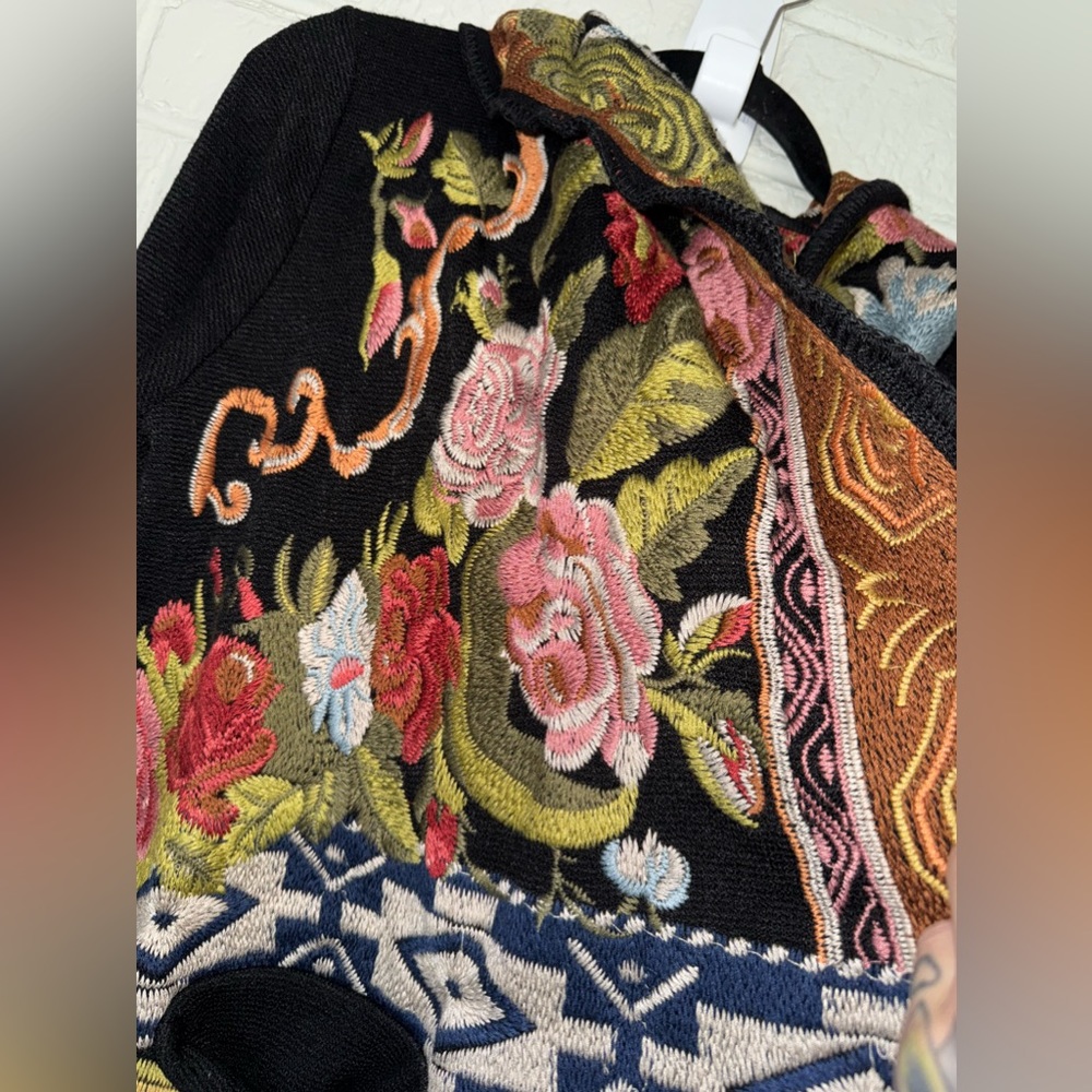 NWT Johnny Was -Biya Duster Hoodie Heavy Coat Sz M ✨ - Picture 11 of 16